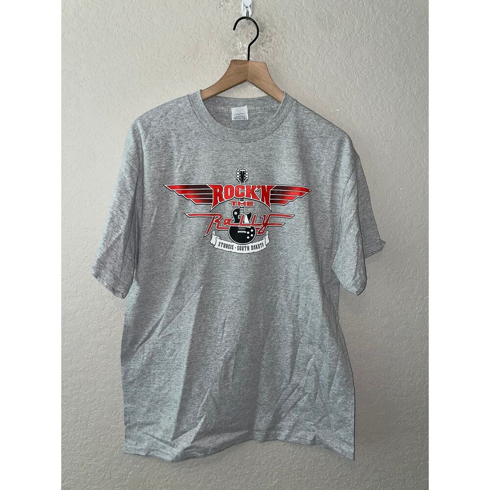 Vintage Sturgis Rock The Rally Shirt Tom Petty Keith Urban Santana Tee VTG Large